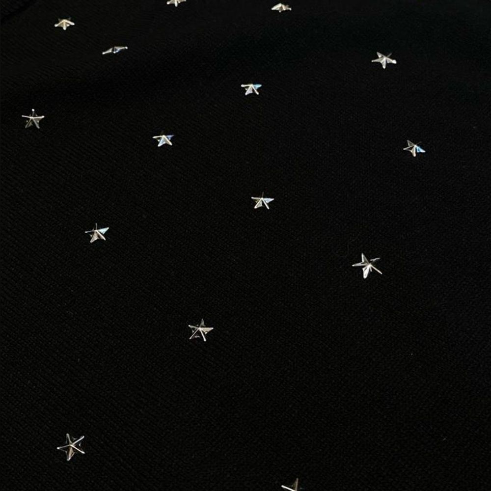 Nanette Lepore Studded Star Sweater:Office/Simple/Capsule Wardrobe/4th of July - Picture 7 of 8